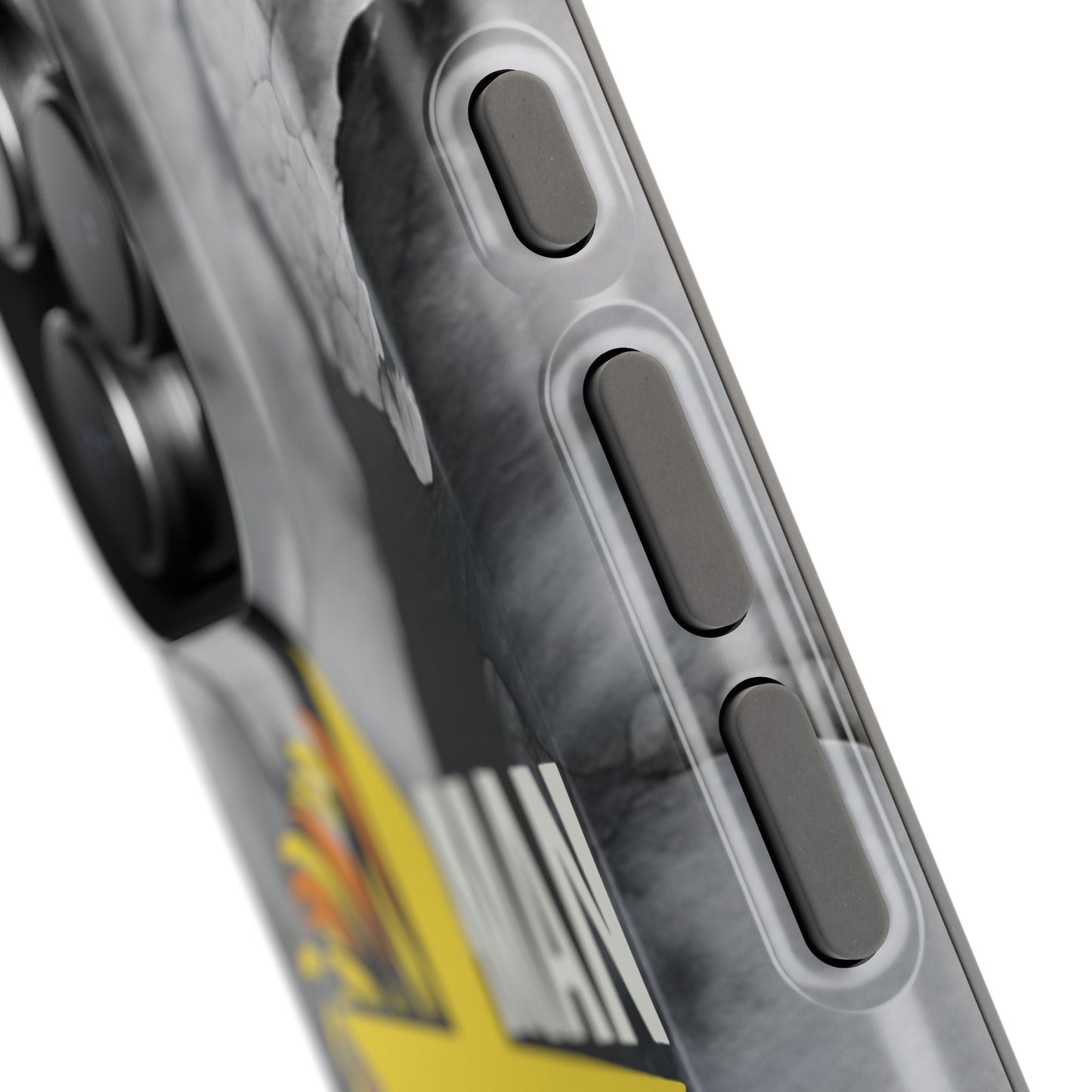 Man of Faith - Impact - Resistant Phone Case - Lion & Cross (Yellow) - Sacred Stylz