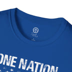 One Nation Under God Unisex T-shirt - Royal Blue