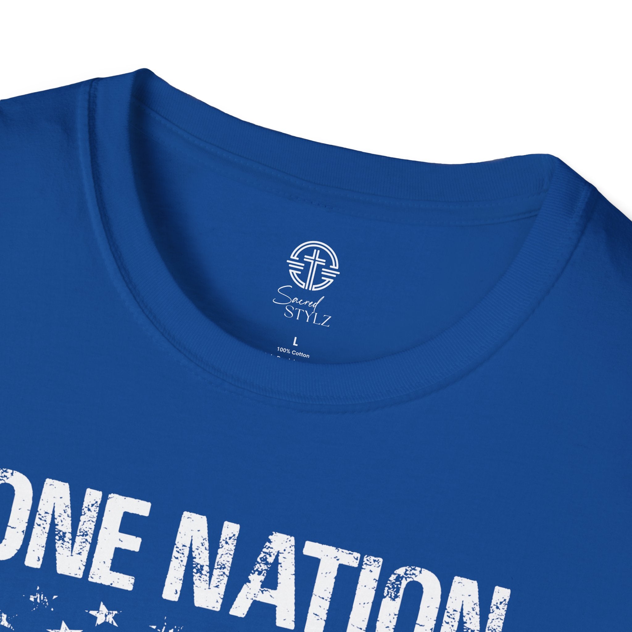 One Nation Under God Unisex T-shirt - Royal Blue