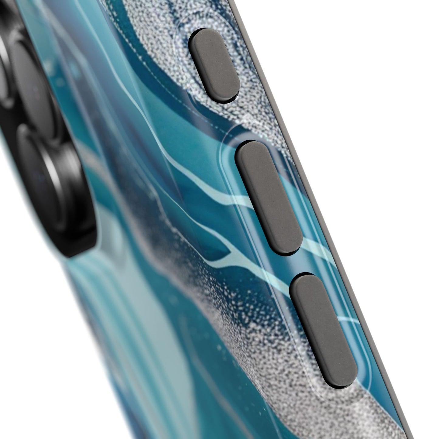 Love Rejoices- Magnetic Tough Phone Case - Bible Verse (Blue Marble) - (Fits Samsung & Apple)