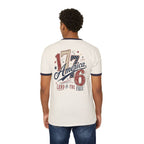 1776 Land of The Free | Vintage America Ringer Tee - Sacred Stylz