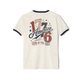 1776 Land of The Free | Vintage America Ringer Tee - Sacred Stylz