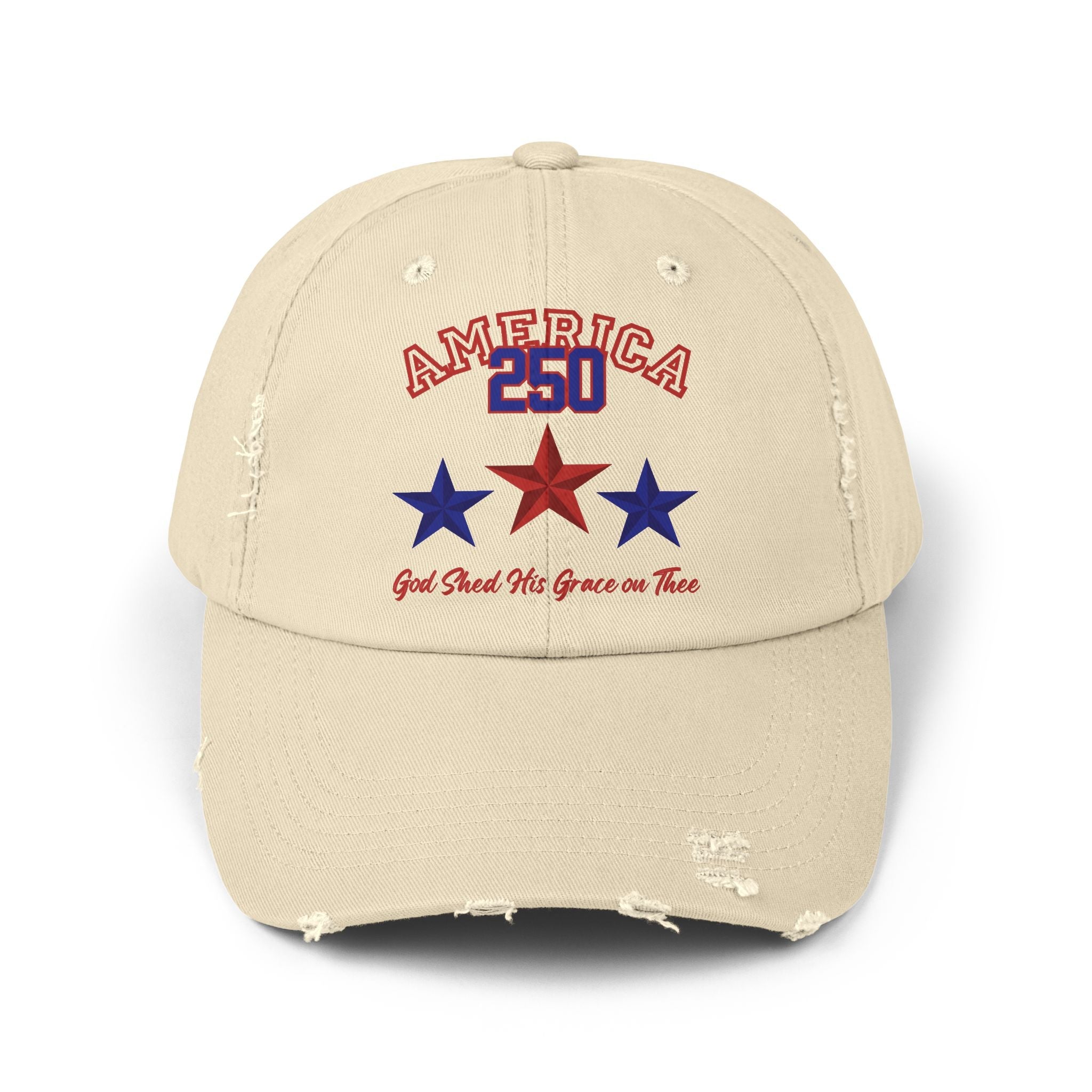 250 Years America | God Shed His Grace on Thee | Unisex Vintage Cap - 5 Colors - Sacred Stylz
