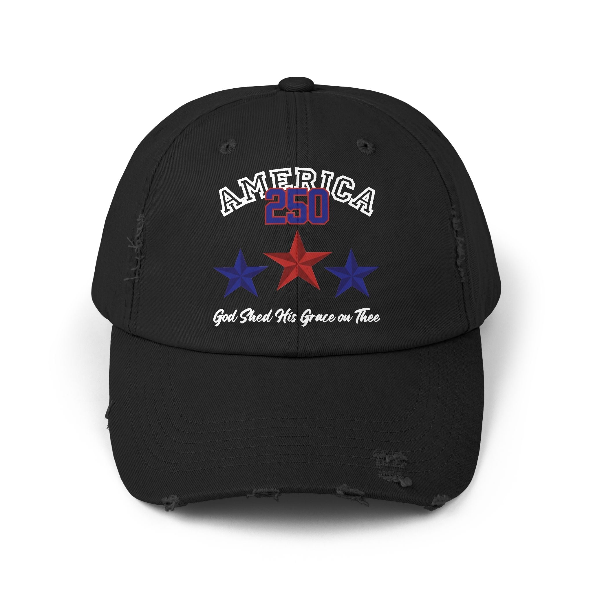 250 Years America | God Shed His Grace on Thee | Unisex Vintage Cap - 5 Colors - Sacred Stylz