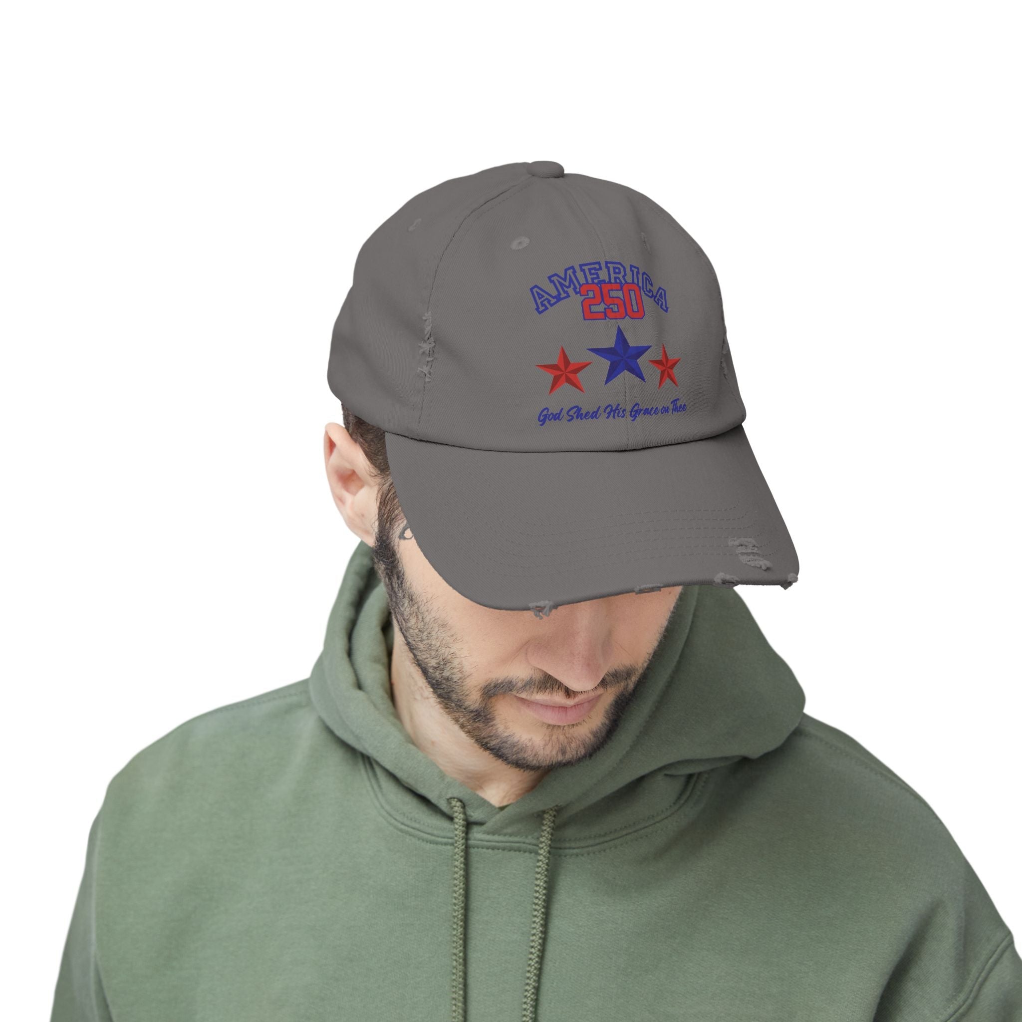 250 Years America | God Shed His Grace on Thee | Unisex Vintage Cap - 5 Colors - Sacred Stylz