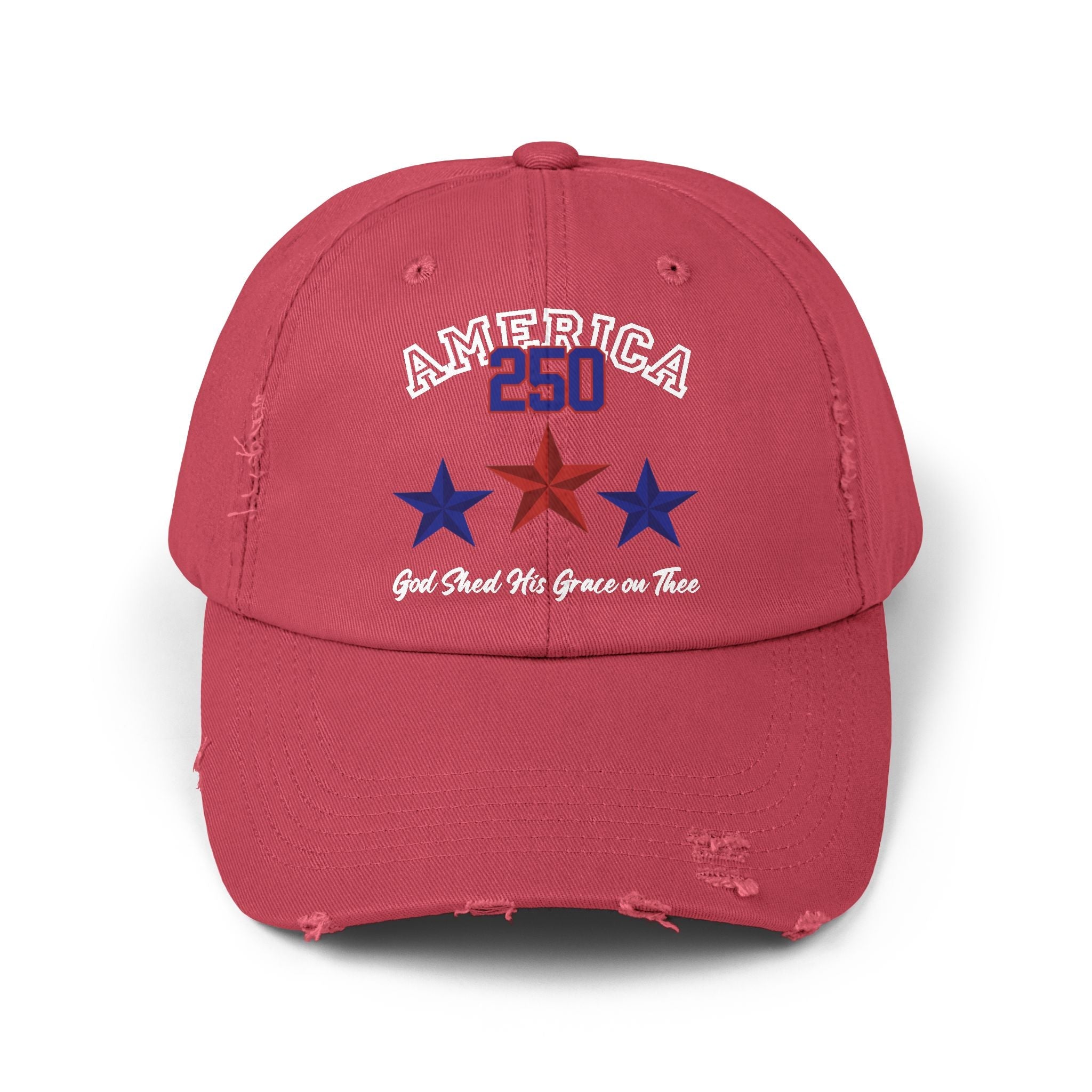 250 Years America | God Shed His Grace on Thee | Unisex Vintage Cap - 5 Colors - Sacred Stylz