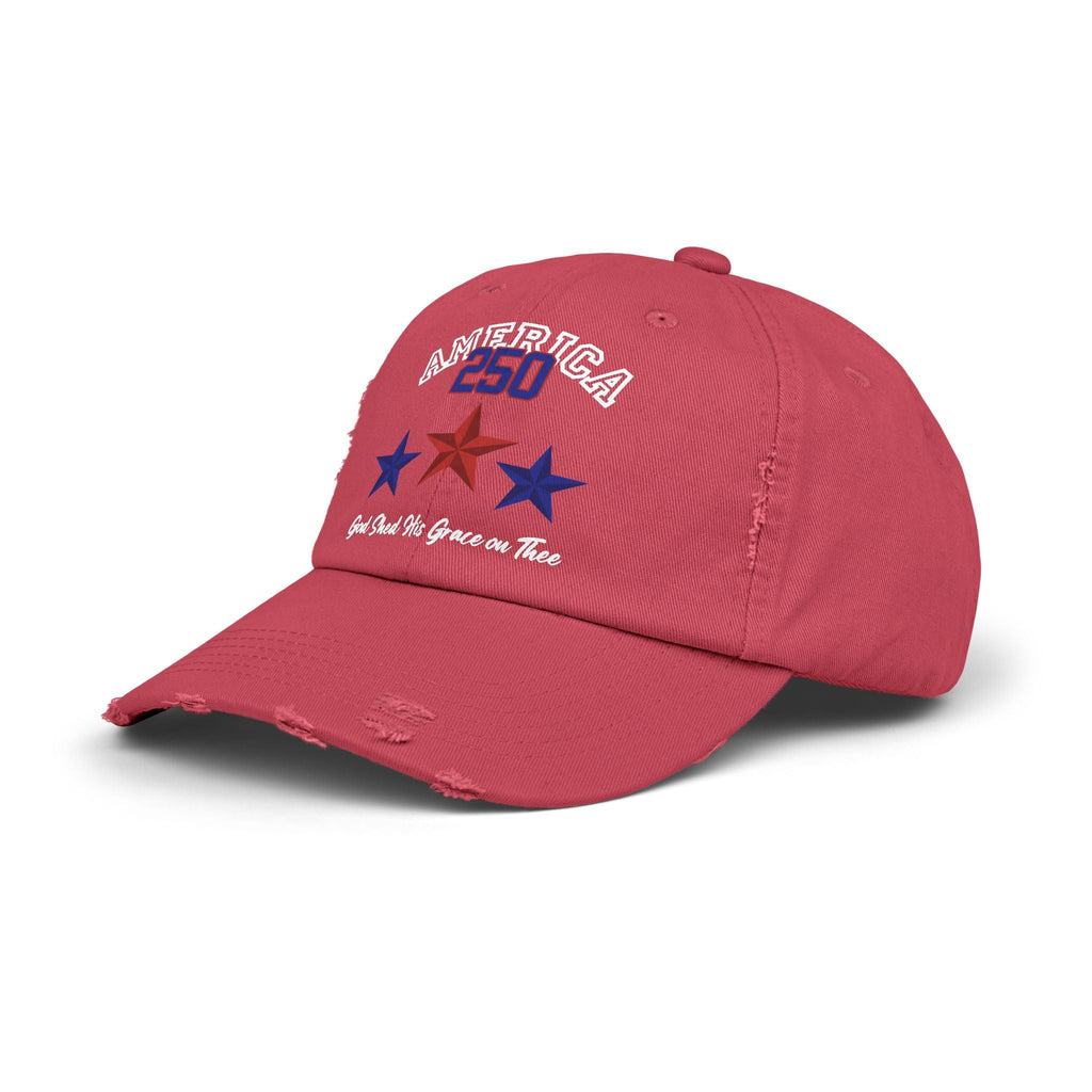 250 Years America | God Shed His Grace on Thee | Unisex Vintage Cap - 5 Colors - Sacred Stylz