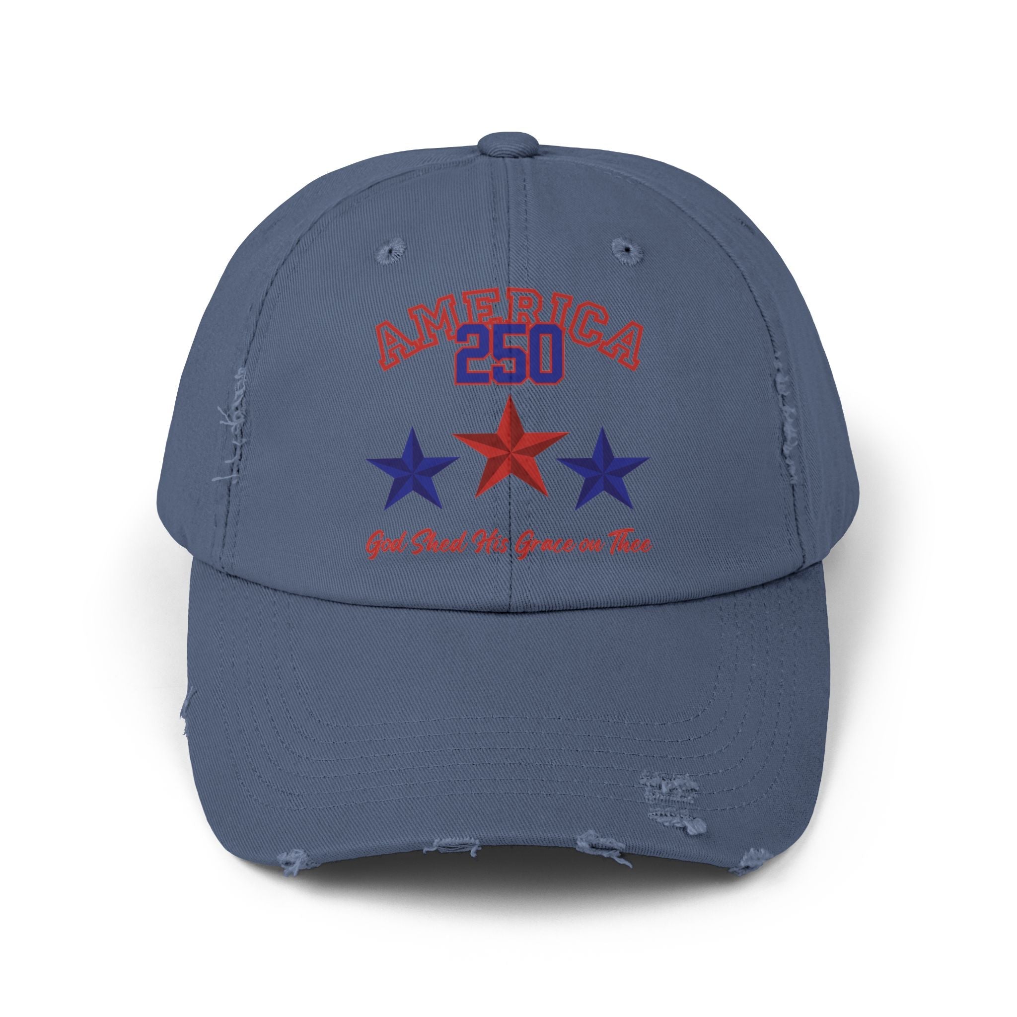 250 Years America | God Shed His Grace on Thee | Unisex Vintage Cap - 5 Colors - Sacred Stylz