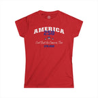 250 Years America | God Shed His Grace on Thee | Women's Softstyle Tee - Sacred Stylz