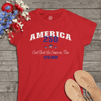 250 Years America | God Shed His Grace on Thee | Women's Softstyle Tee - Sacred Stylz