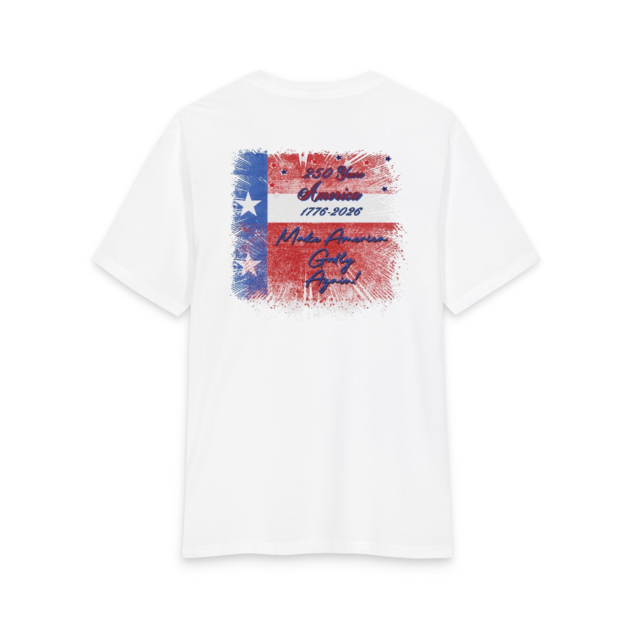 250 Years | Make America Godly Again Tri-Blend Tee-3 Colors (White/Royal Frost/Black) - Sacred Stylz