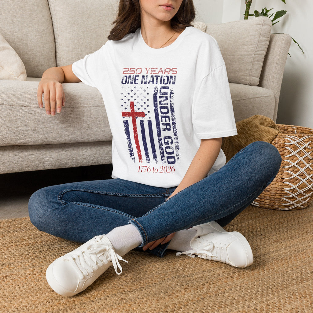 250 Years | One Nation Under God / Jesus Has My Back Unisex T-shirt - 3 Colors - Sacred Stylz