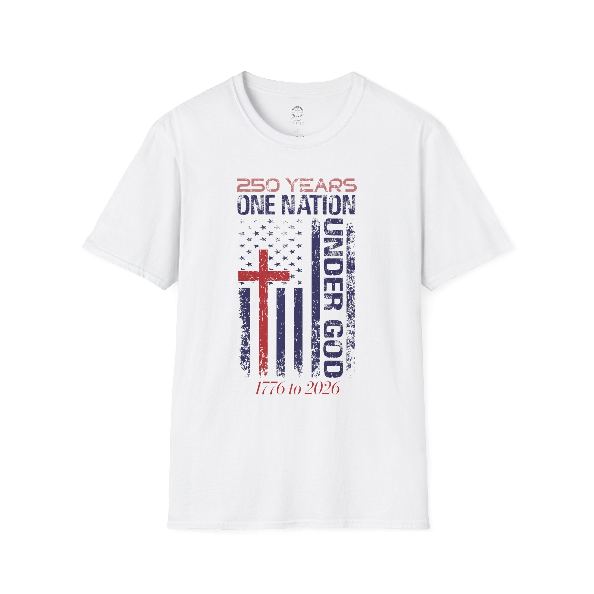 250 Years | One Nation Under God / Jesus Has My Back Unisex T-shirt - 3 Colors - Sacred Stylz