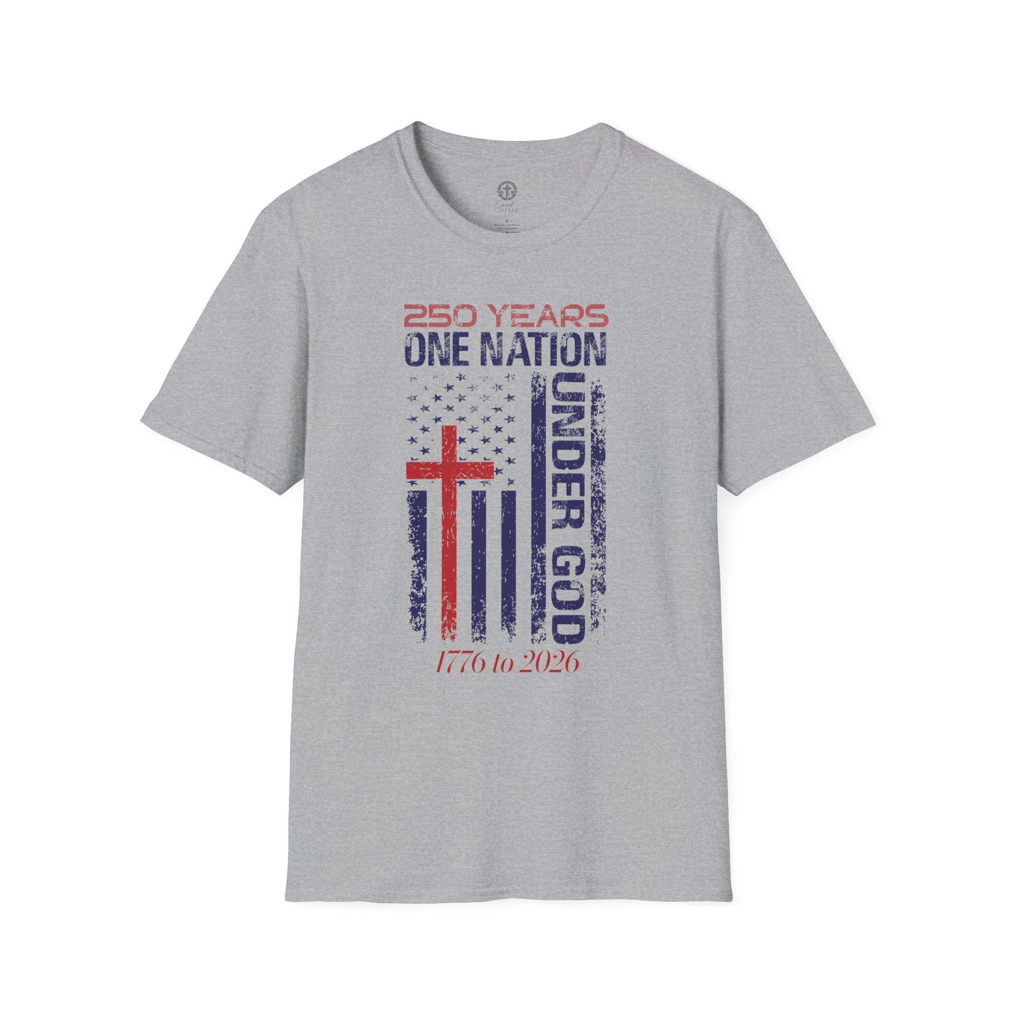 250 Years | One Nation Under God / Jesus Has My Back Unisex T-shirt - 3 Colors - Sacred Stylz