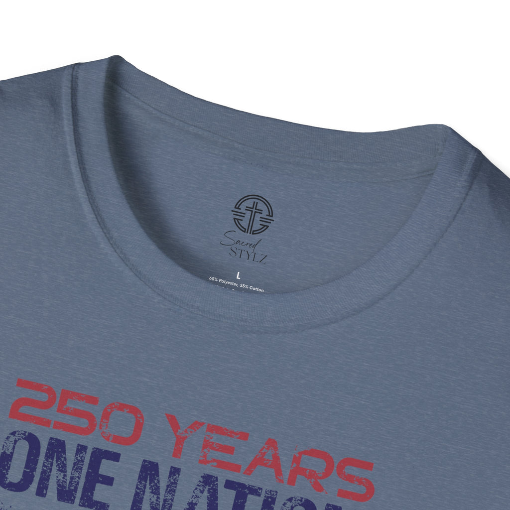 250 Years | One Nation Under God / Jesus Has My Back Unisex T-shirt - 3 Colors - Sacred Stylz