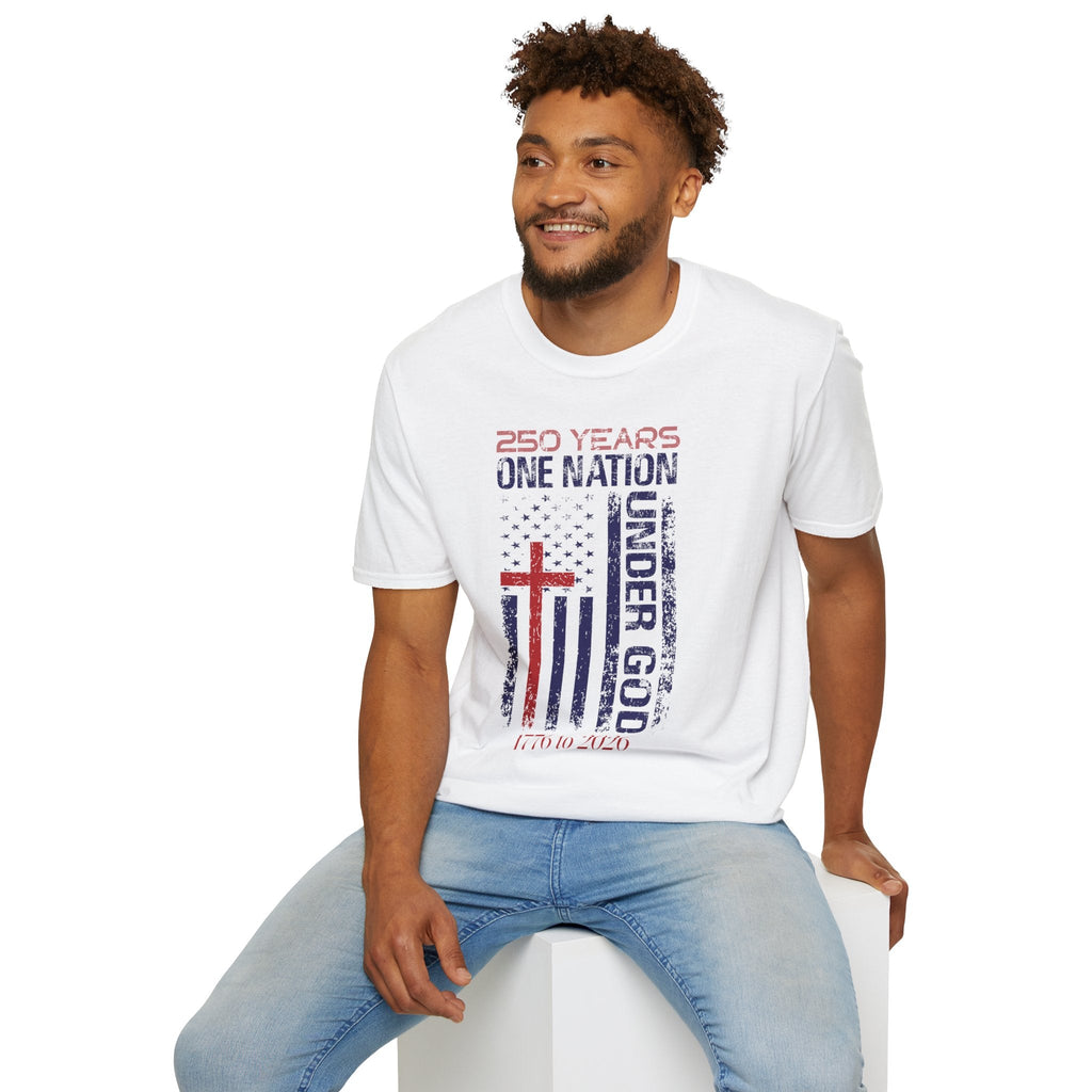 250 Years | One Nation Under God / Jesus Has My Back Unisex T-shirt - 3 Colors - Sacred Stylz