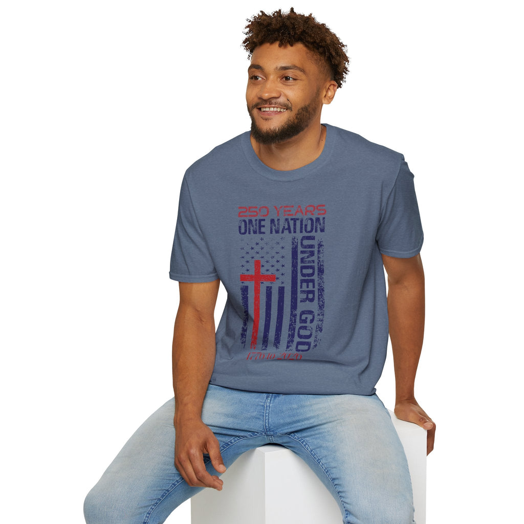 250 Years | One Nation Under God / Jesus Has My Back Unisex T-shirt - 3 Colors - Sacred Stylz