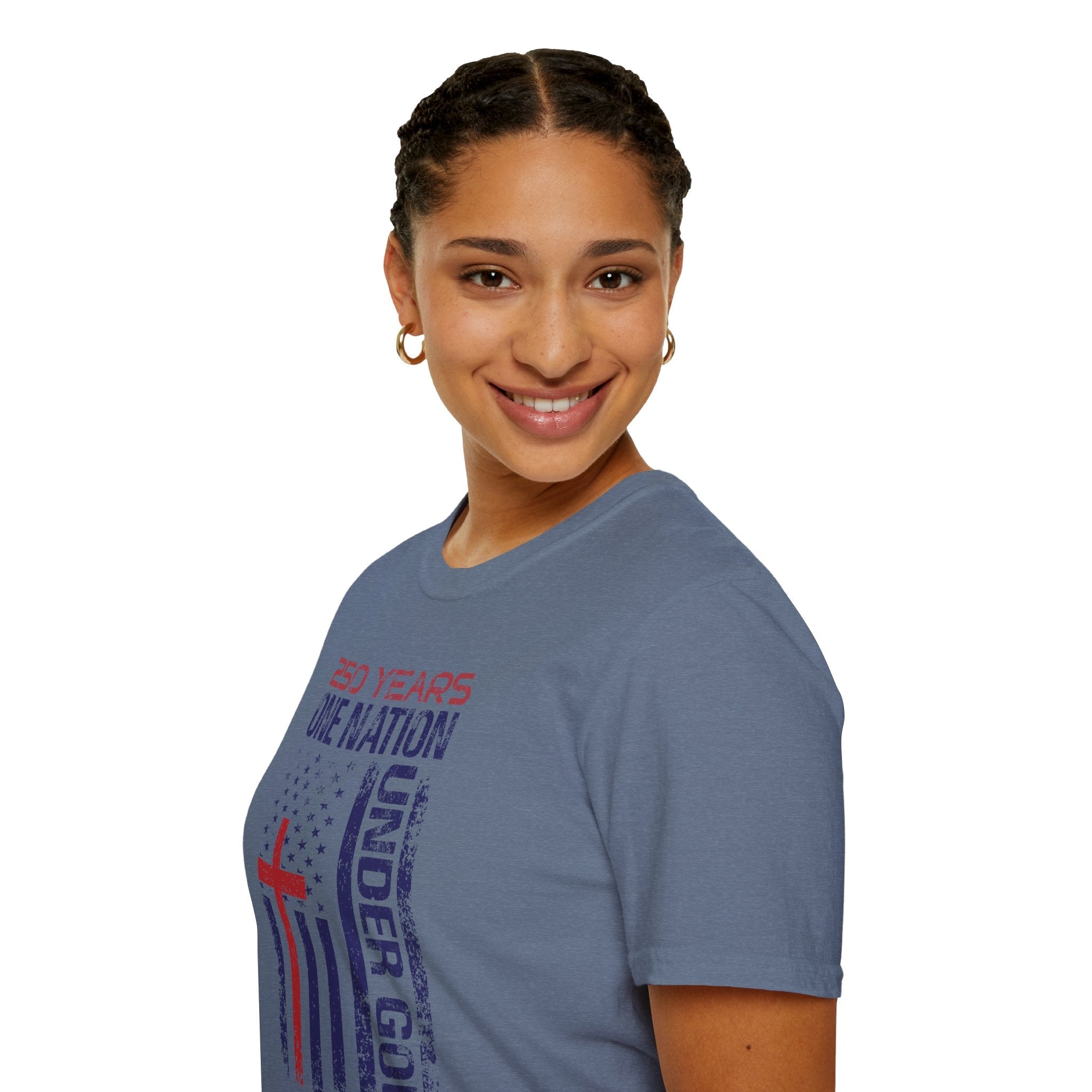 250 Years | One Nation Under God / Jesus Has My Back Unisex T-shirt - 3 Colors - Sacred Stylz