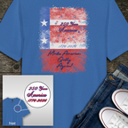250 Years Make America Godly Again Tri-Blend Tee-3 Colors (White/Royal Frost/Black)