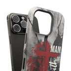 Man of Faith- Magnetic Tough Phone Case - Bible Verse (Red Lion) - (Fits Samsung & Apple)