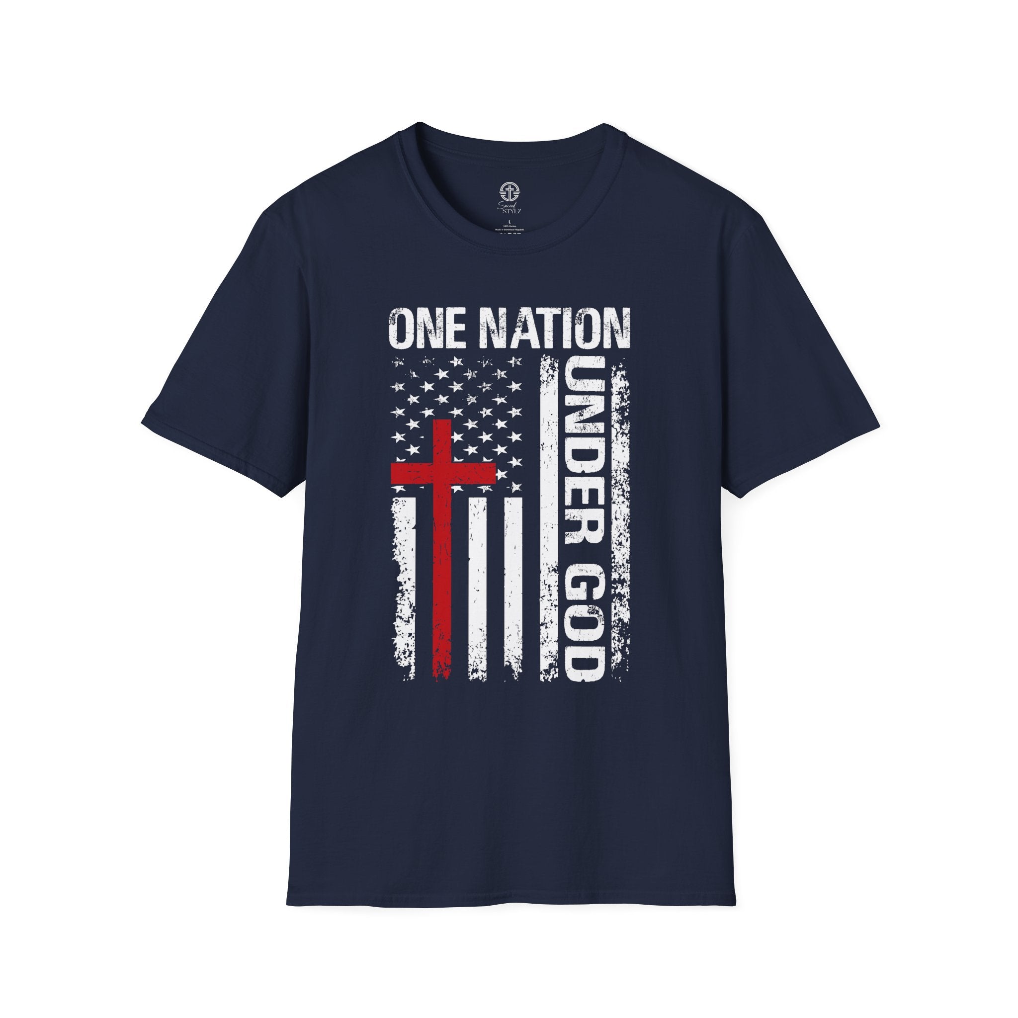 One Nation Under God Unisex T-shirt - Navy