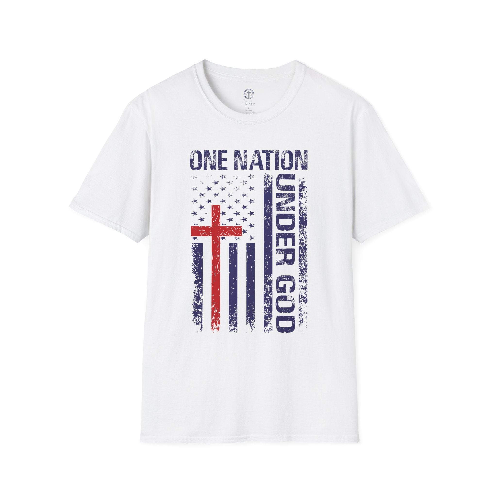 One Nation Under God Unisex T-shirt - White