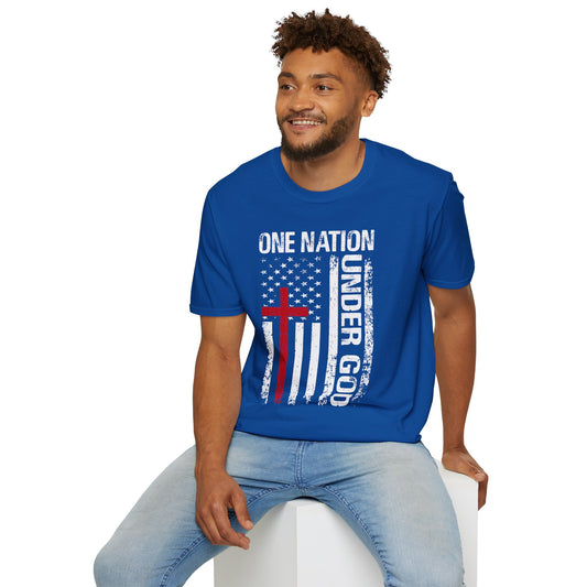 One Nation Under God Unisex T-shirt - Royal Blue