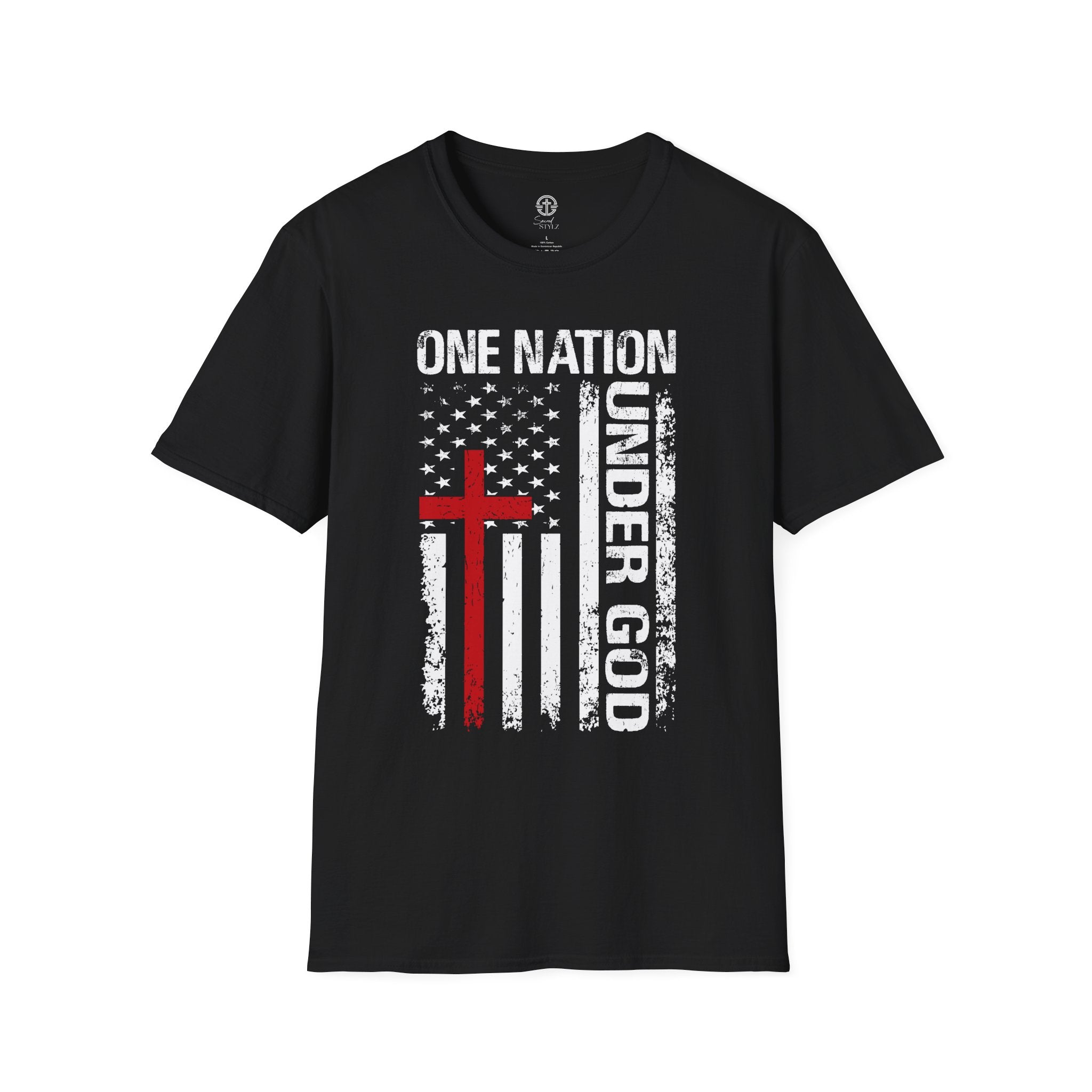 One Nation Under God Unisex T-shirt - Black