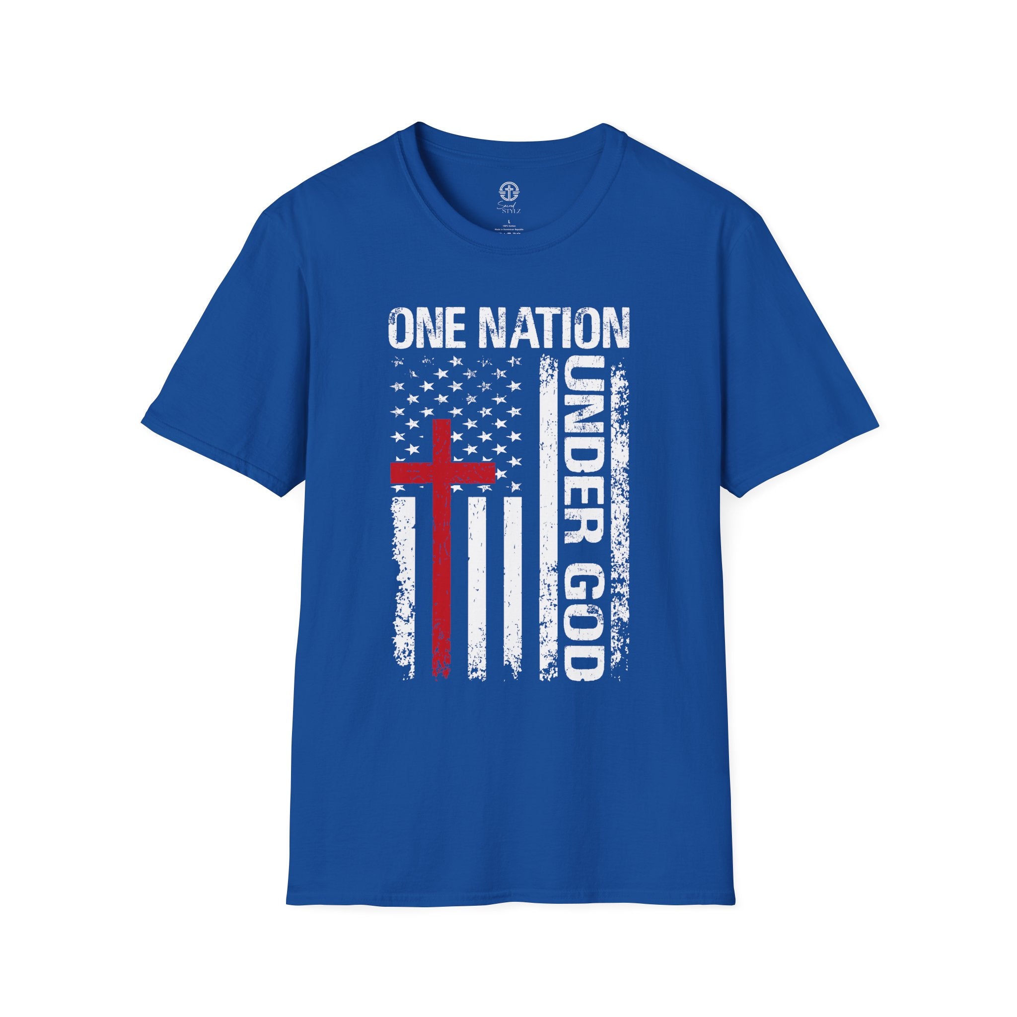 One Nation Under God Unisex T-shirt - Royal Blue