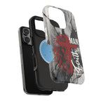 Man of Faith- Magnetic Tough Phone Case - Bible Verse (Red Lion) - (Fits Samsung & Apple)