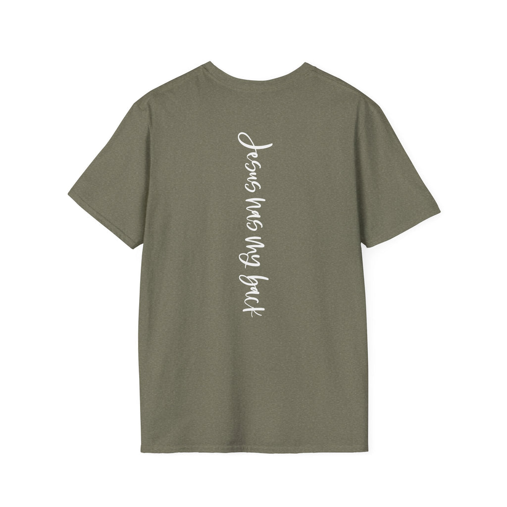 American by Birth | Jesus Has My Back Unisex T-shirt - 4 Colors - Sacred Stylz