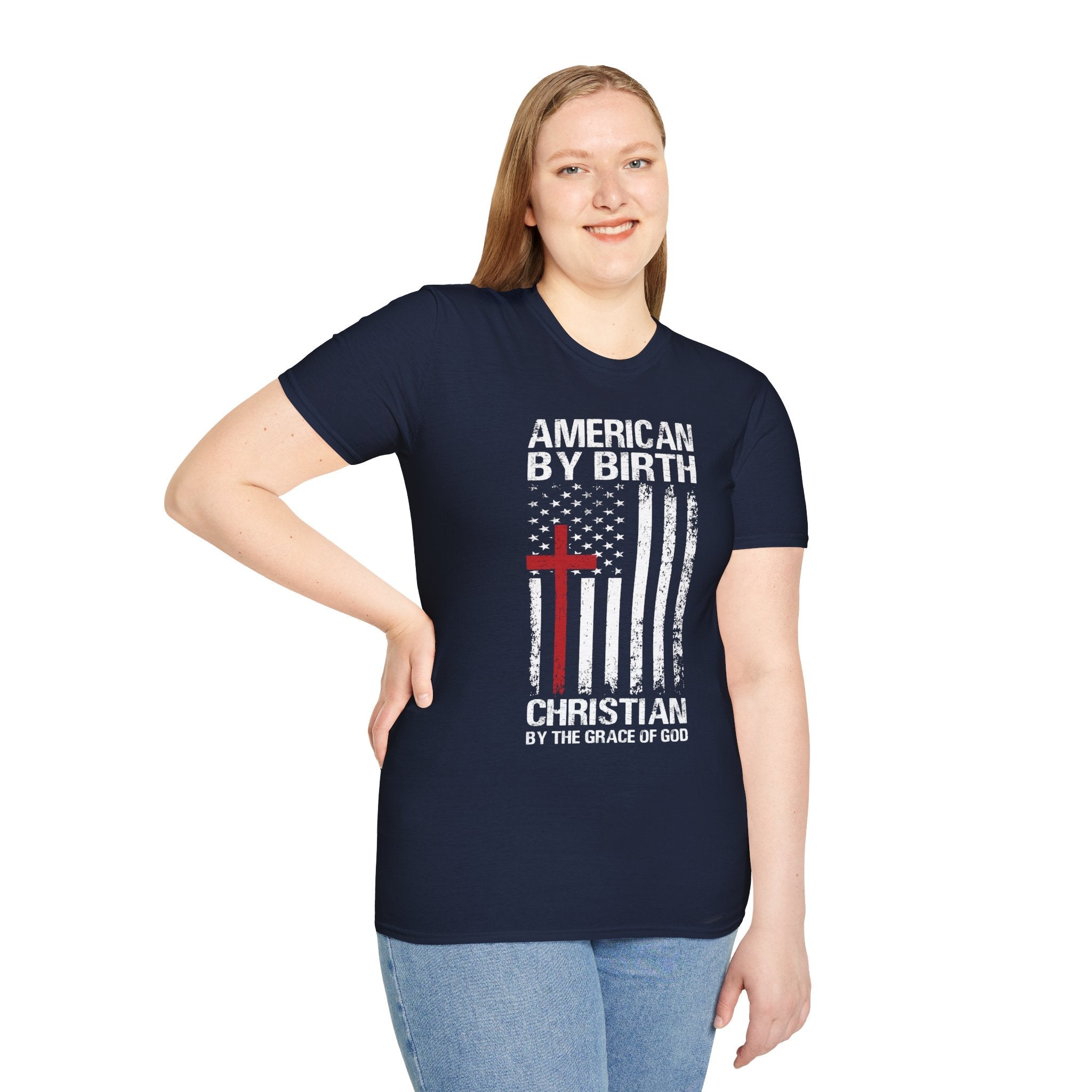 American by Birth | Jesus Has My Back Unisex T-shirt - 4 Colors - Sacred Stylz
