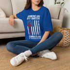 American by Birth | Jesus Has My Back Unisex T-shirt - 4 Colors - Sacred Stylz