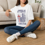 American by Birth | Jesus Has My Back Unisex T-shirt - 4 Colors - Sacred Stylz