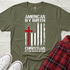 American by Birth | Jesus Has My Back Unisex T-shirt - 4 Colors - Sacred Stylz
