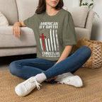 American by Birth | Jesus Has My Back Unisex T-shirt - 4 Colors - Sacred Stylz