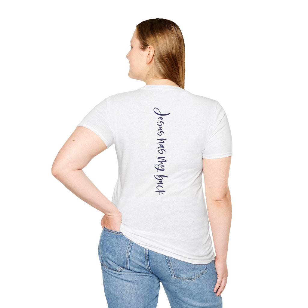 American by Birth | Jesus Has My Back Unisex T-shirt - 4 Colors - Sacred Stylz