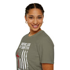 American by Birth | Jesus Has My Back Unisex T-shirt - 4 Colors - Sacred Stylz