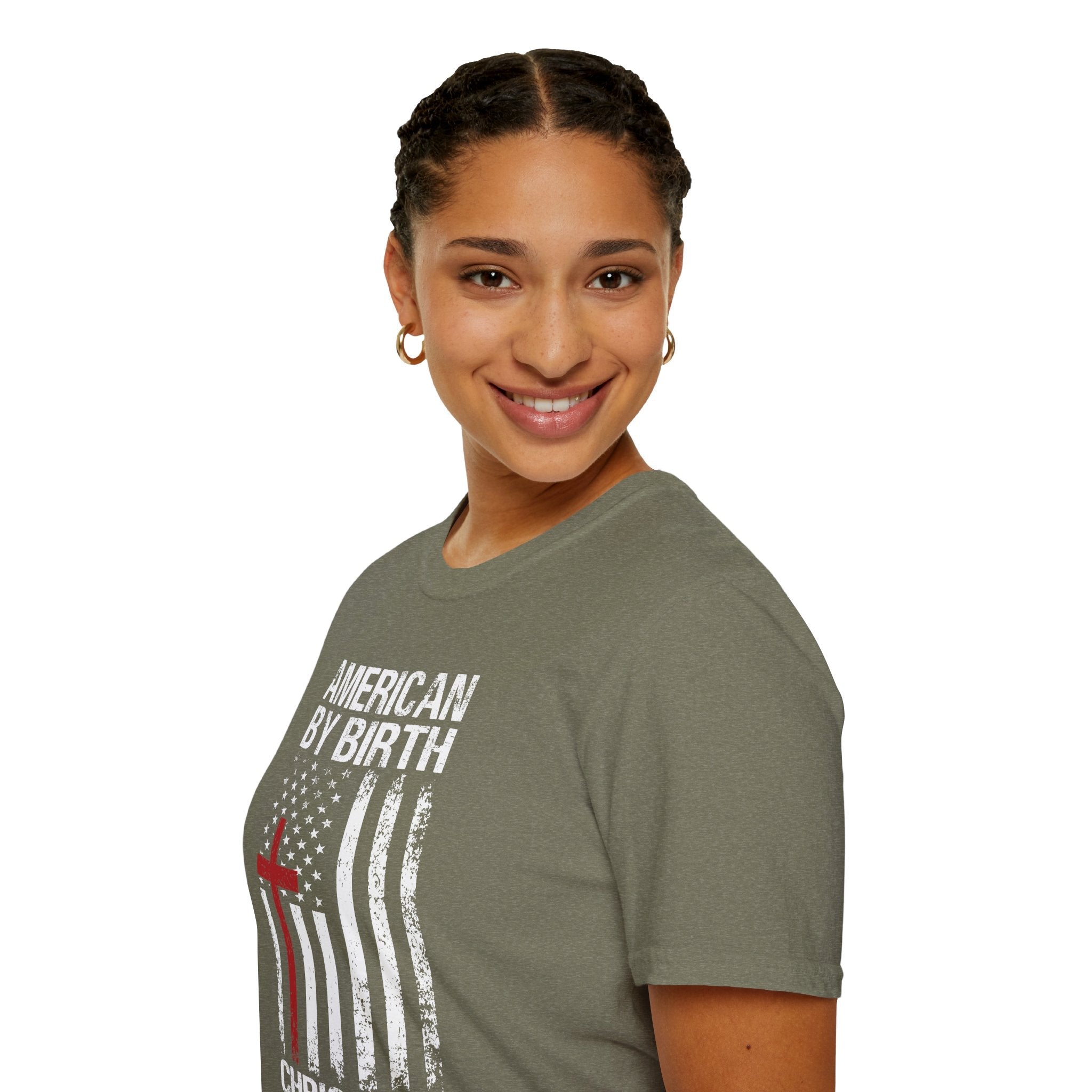 American by Birth | Jesus Has My Back Unisex T-shirt - 4 Colors - Sacred Stylz