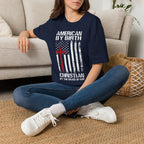 American by Birth | Jesus Has My Back Unisex T-shirt - 4 Colors - Sacred Stylz
