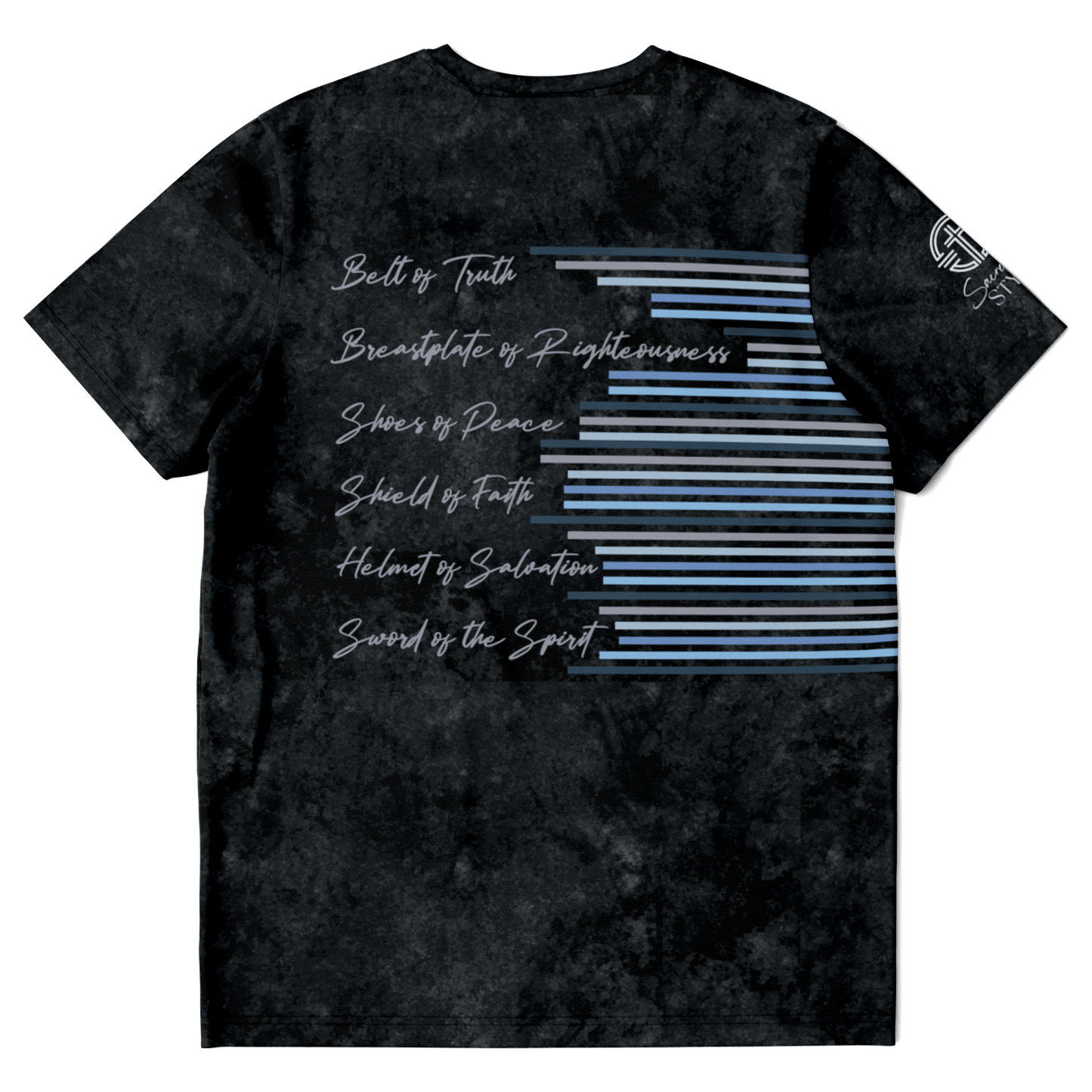 Armor of God - Blue and Black Camo Shirt - Sacred Stylz