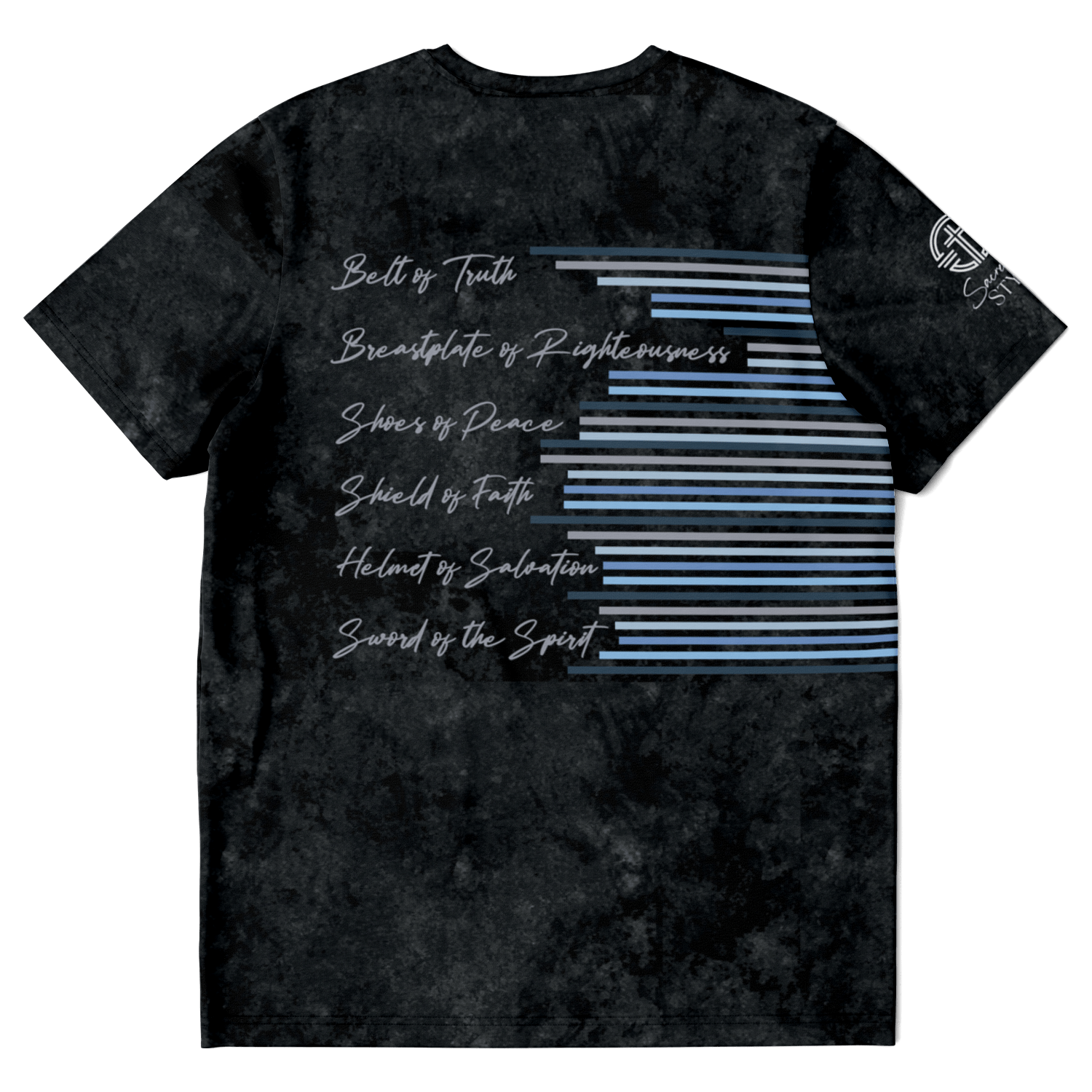 Armor of God - Blue and Black Camo Shirt - Sacred Stylz