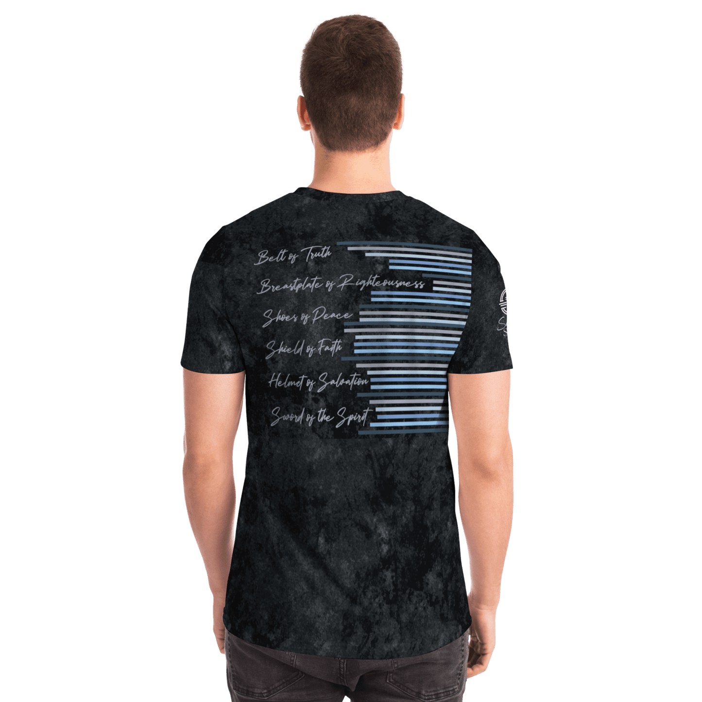 Armor of God - Blue and Black Camo Shirt - Sacred Stylz