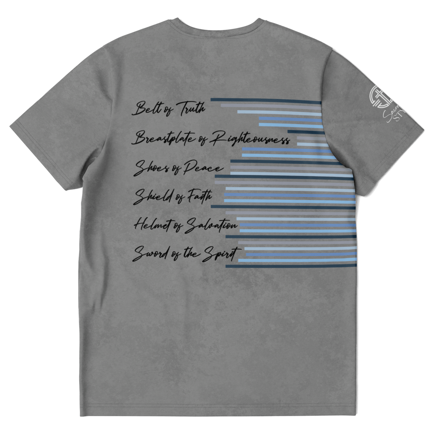 Armor of God - Blue and Gray Camo Shirt - Sacred Stylz