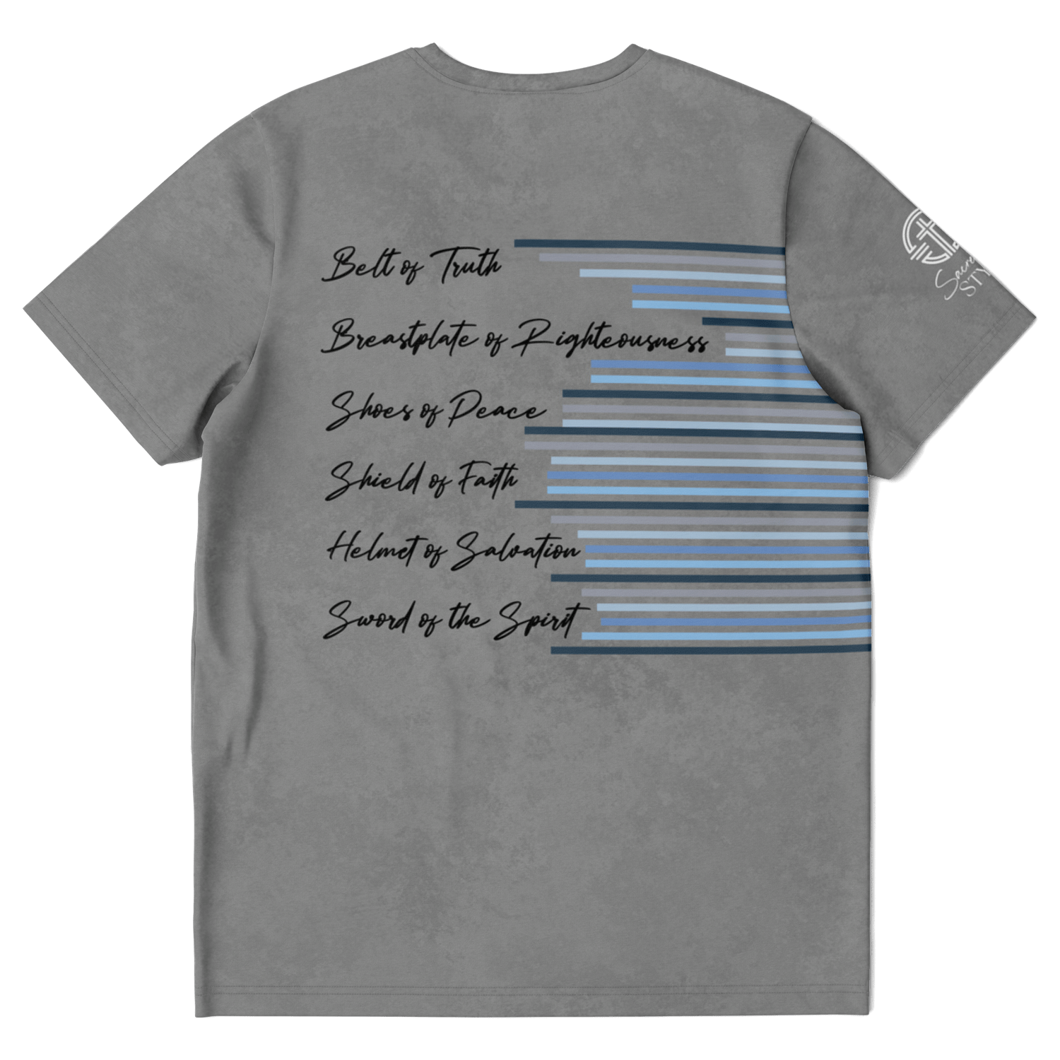 Armor of God - Blue and Gray Camo Shirt - Sacred Stylz