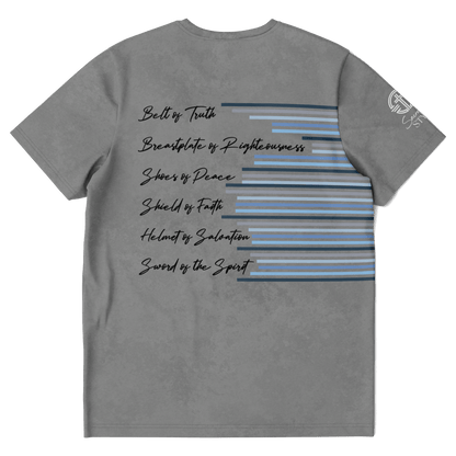 Armor of God - Blue and Gray Camo Shirt - Sacred Stylz