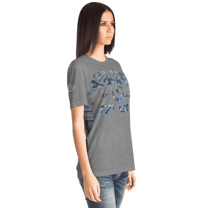 Armor of God - Blue and Gray Camo Shirt - Sacred Stylz