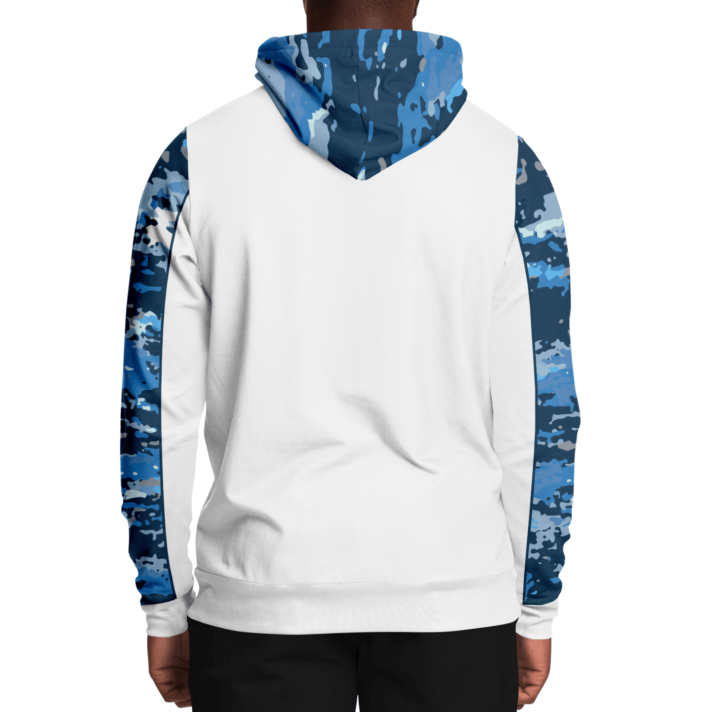 Armor of God - Blue and White Camo Premium Hoodie - Sacred Stylz