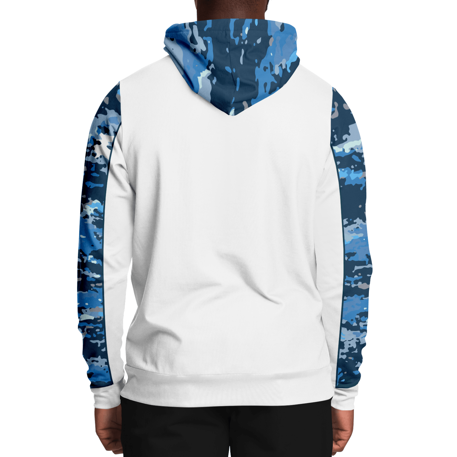 Armor of God - Blue and White Camo Premium Hoodie - Sacred Stylz