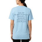 Armor of God Blue Camo Design Flint Blue Heather-T-Shirt - Sacred Stylz